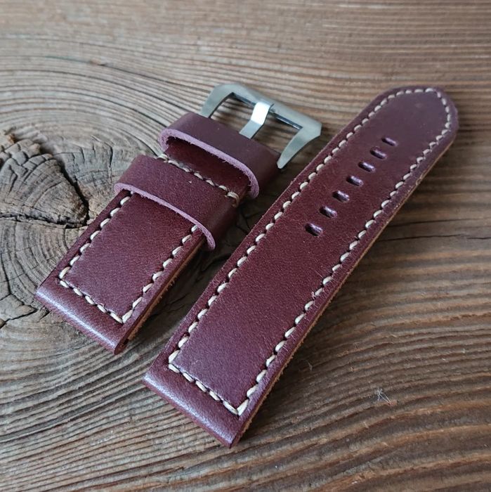 Pasek do zegarka Panerai 26 mm handmade skóra ręcznie robiony