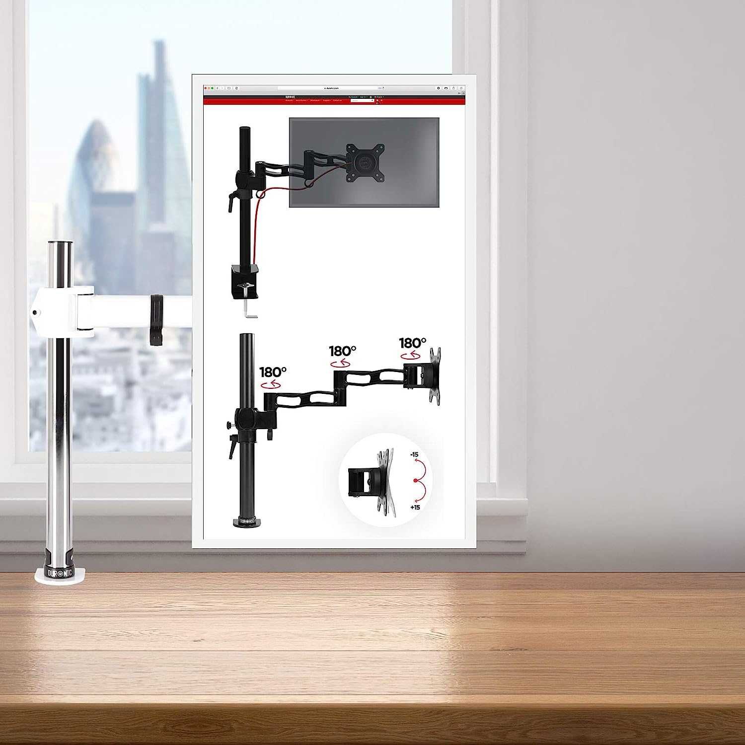 Suporte para monitor Duronic