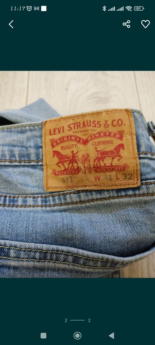 Джинси Levi Strauss 513