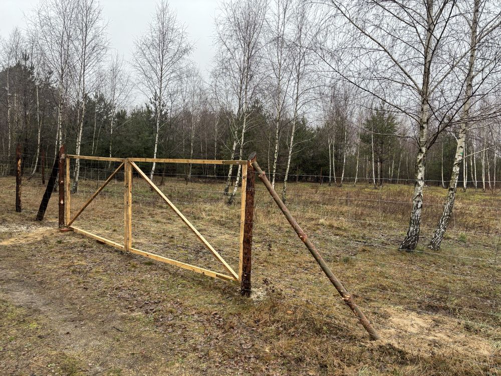 Ogrodzenia z siatki lesnej tymczasowe stale z siatki plecionej panel3d