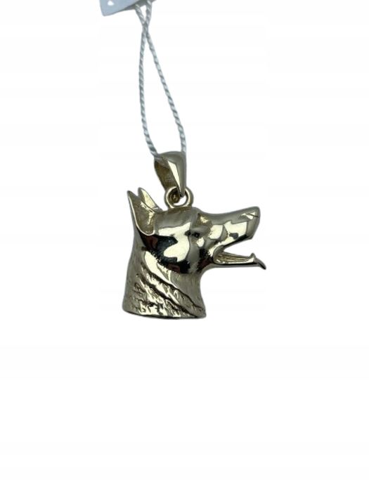 Piękna Złota Zawieszka PIES 4,50g p585