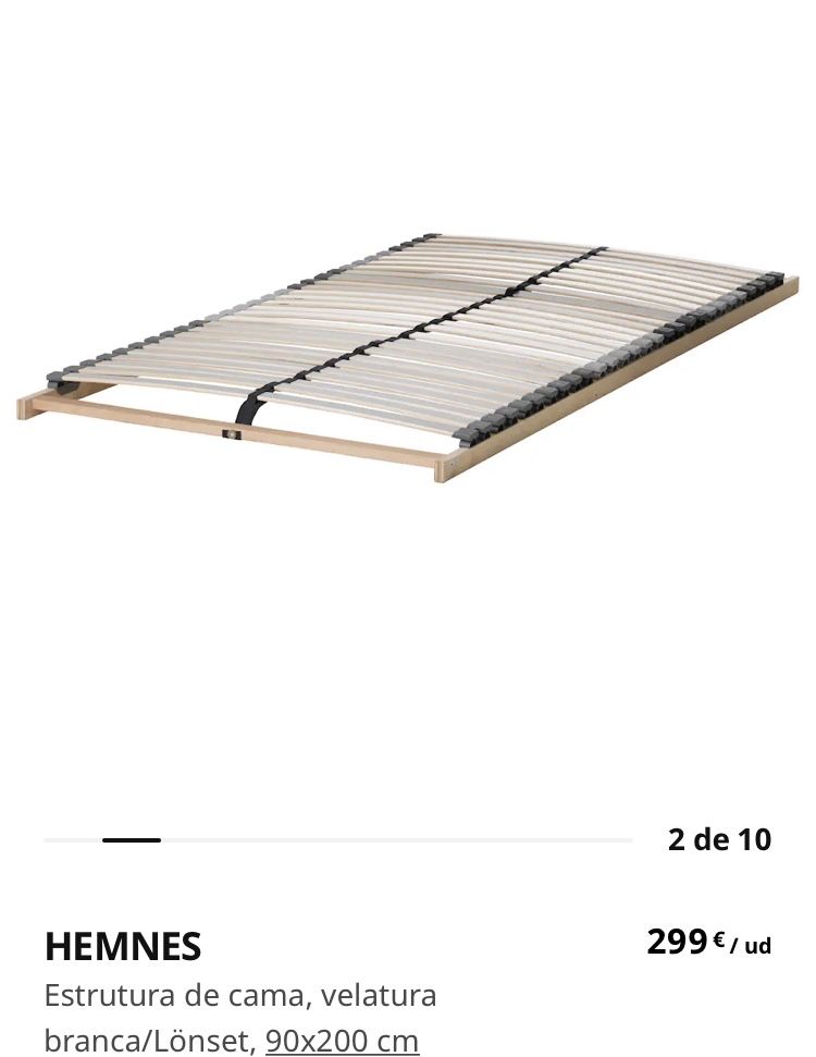 Cama individual do Ikea