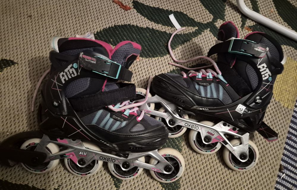 Patins em linha Oxelo COMO NOVOS