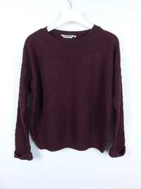 New Look luźny sweter bordo akryl nylon 12 - 13 lat 158 cm