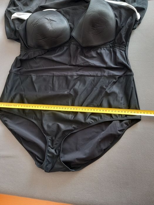 Strój kąpielowy z tuniką duży rozmiar