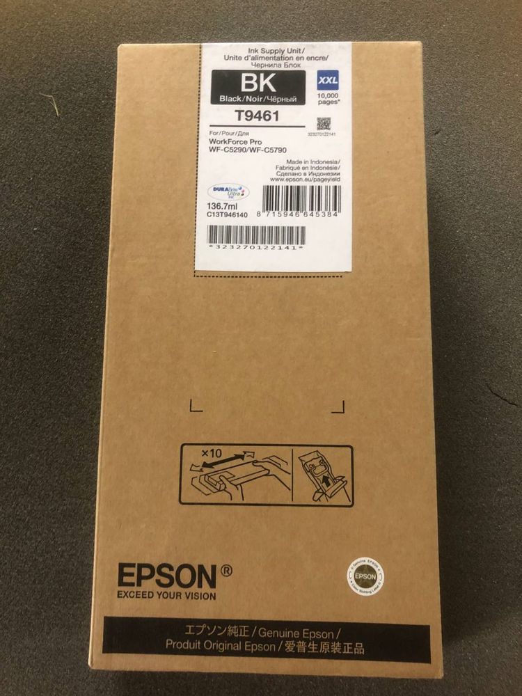 Продам оригинальные картриджи Epson WF-C5210/WF-5290/WF-C5710/WF-C5790