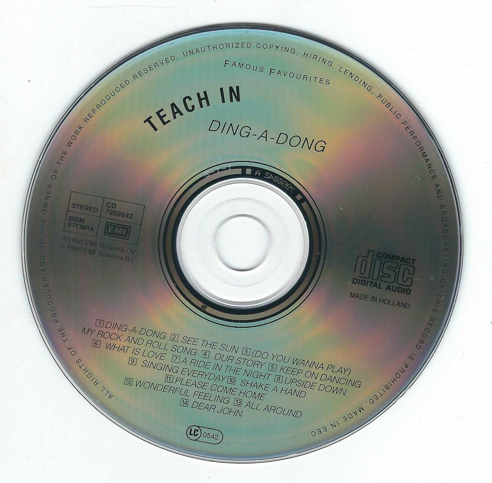CD Teach-In - Ding-A-Dong (1990) (EMI)