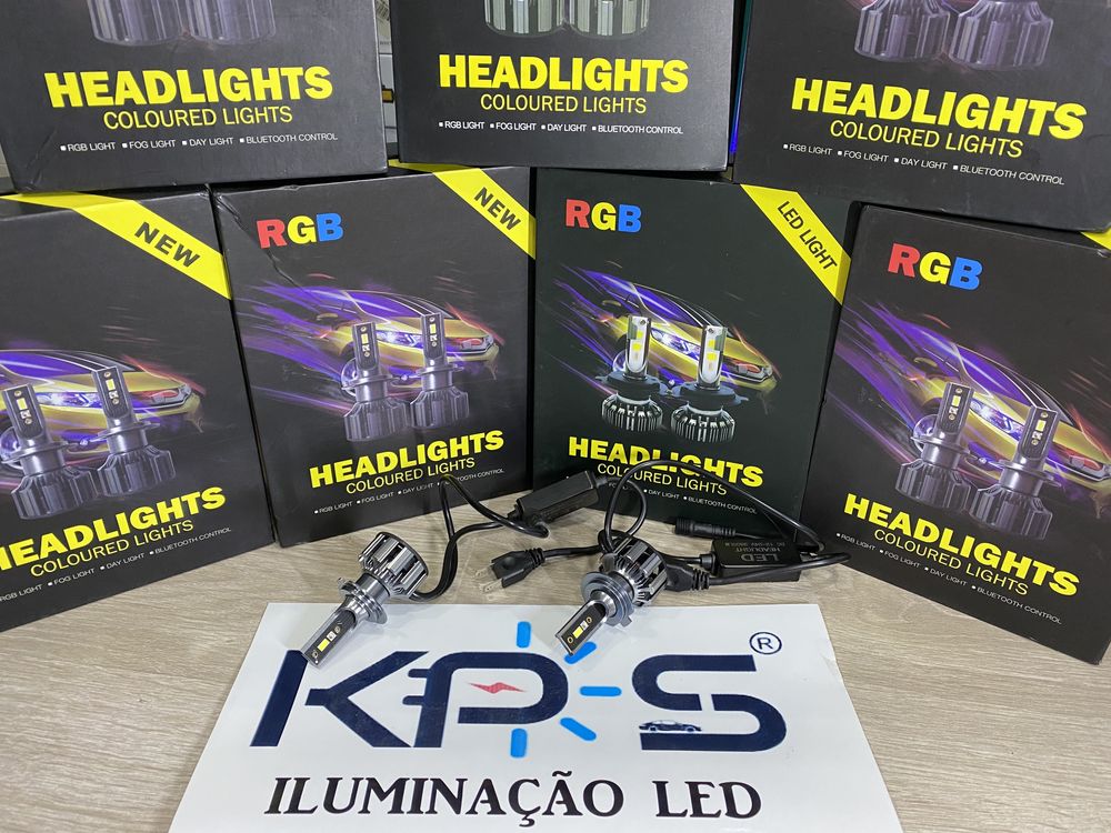 Kit led H7 RGB Bluetooth 130w