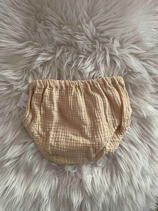 100% muślin bloomers beżowy 1-2 lata dla niemowlaka