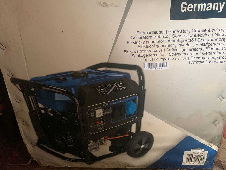 Немецкий Генератор бензиновый Scheppach SG 8000X