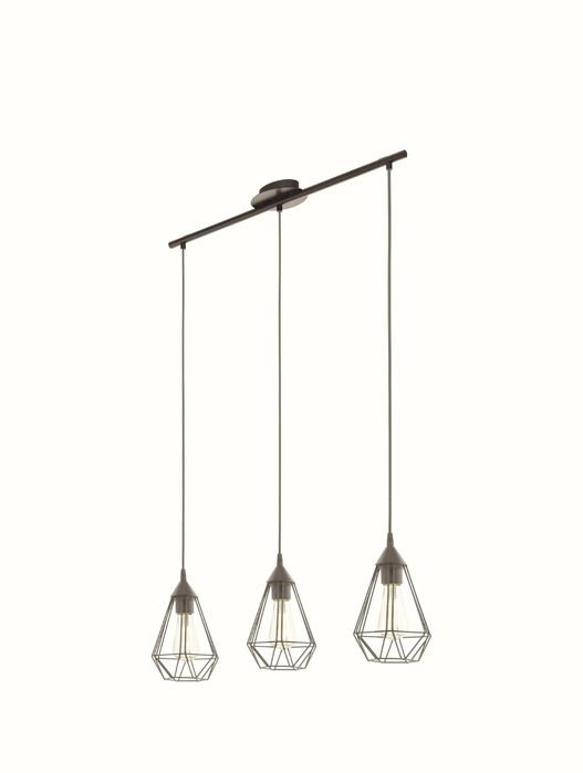 Lampa sufitowa EGLO Tarbes Vintage 94189 wisząca Czarna Nowa