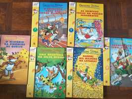 Conjunto de 6 livros do Gerónimo Stilton