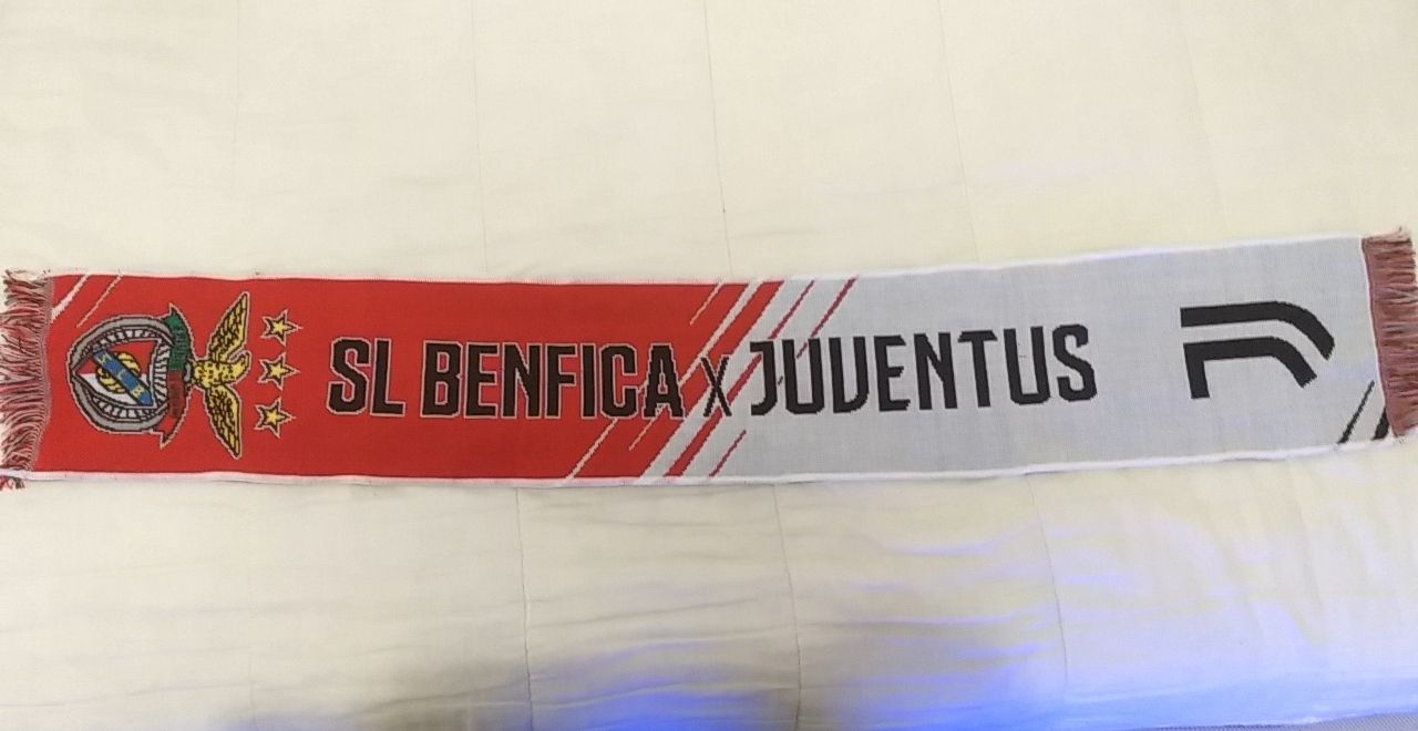 Cachecol do jogo SLBenfica-Juventus