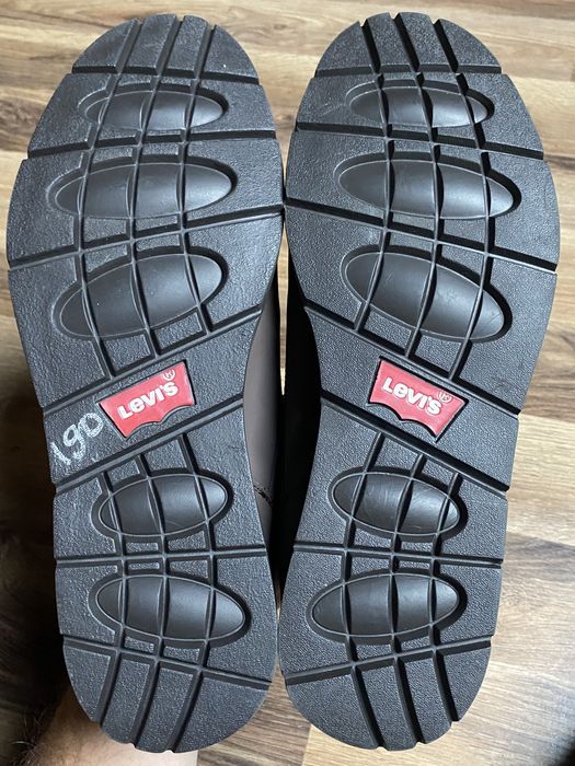 Buty zimowe Levis za kostke kolor brązowy