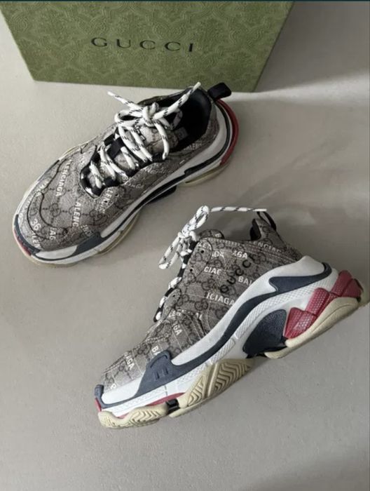 Balanciaga x gucci Triple S