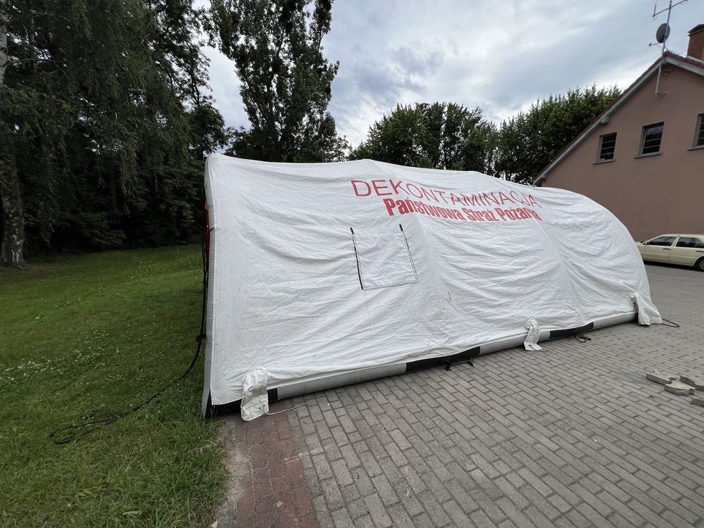 Namiot pneumatyczny straz 30m2