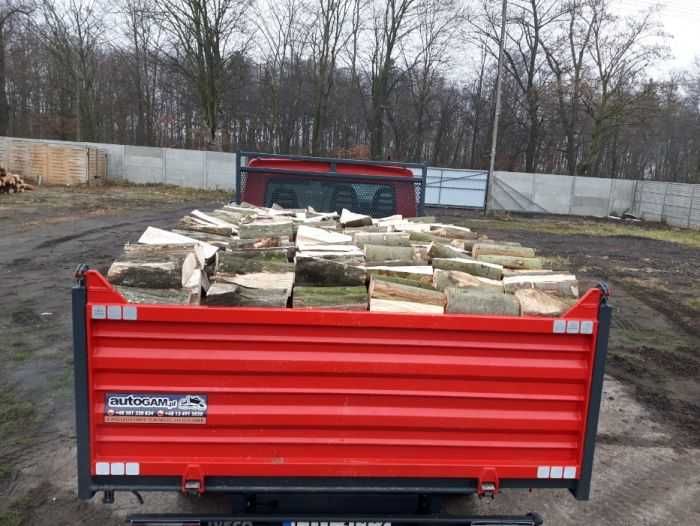 Drewno Opałowe Kominkowe Buk Grab Sezonowany Transport