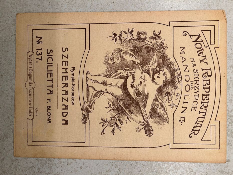 Noty Repertuar na Skrzypce lub Mandolinę - Sheherezada i Sciletta