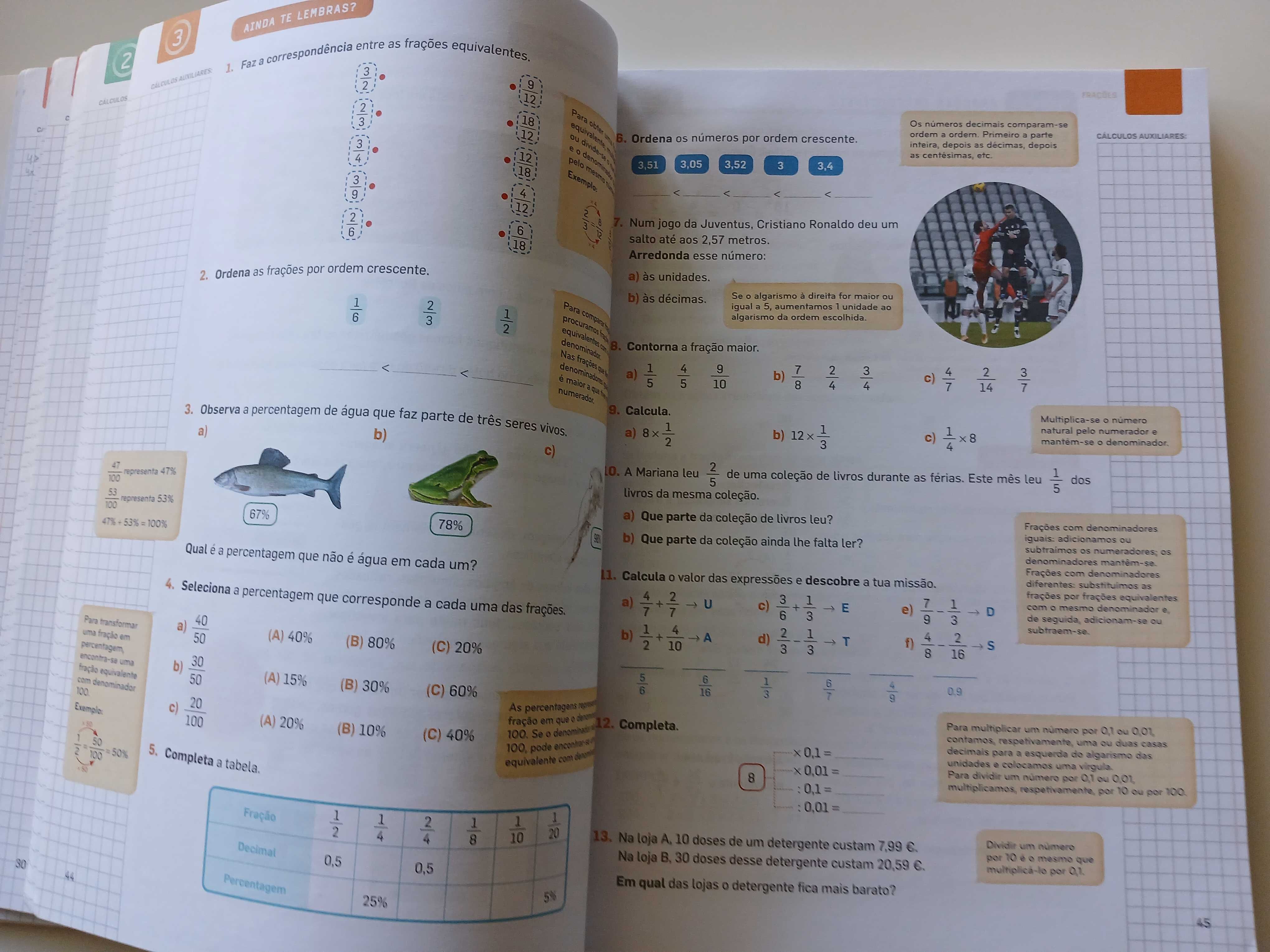 Exercícios Matemática 6º Ano