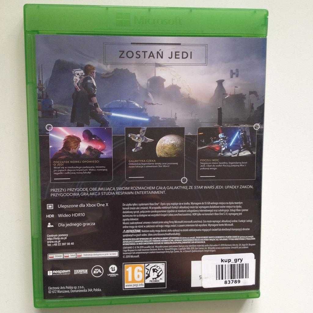 Star Wars Jedi Upadły Zakon Fallen Order XOne PL Sklep W-wa Ursynów