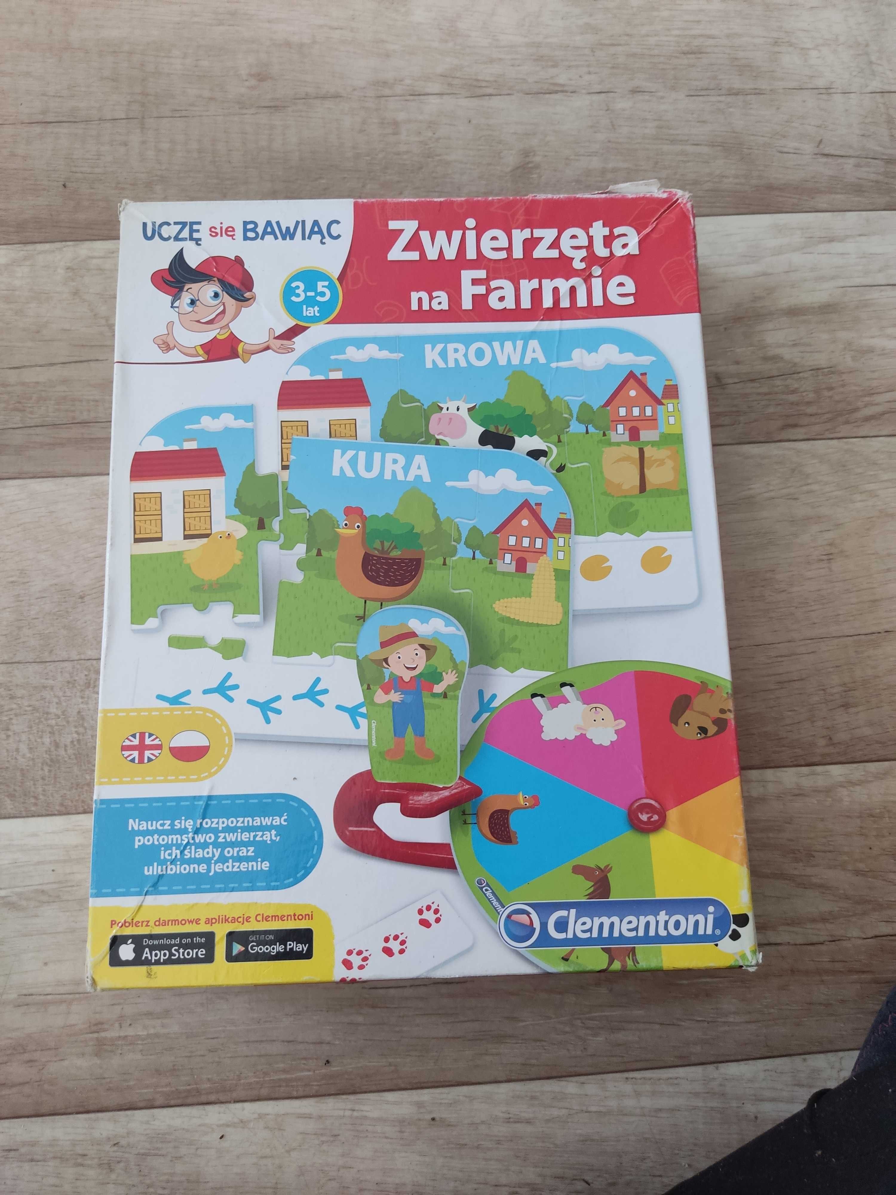 Clementoni zwierzęta na farmie