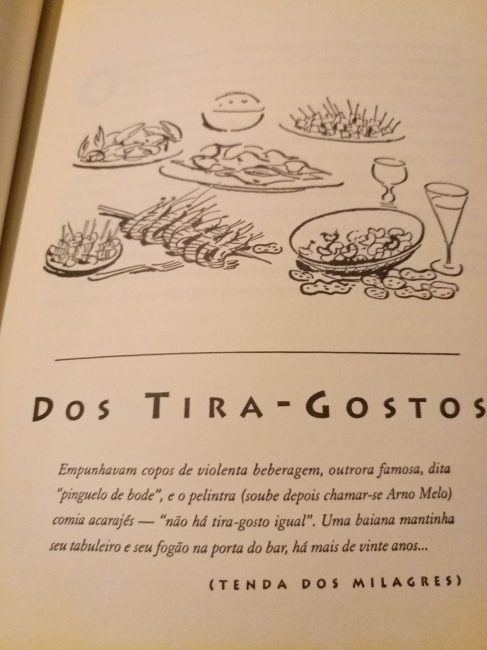 Livro "A Comida Baiana de Jorge Amado"