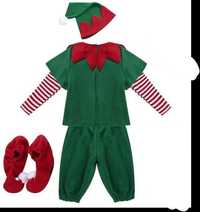 Kostium Zestaw Zielony kostium dla dzieci przebranie halloween rozm 90