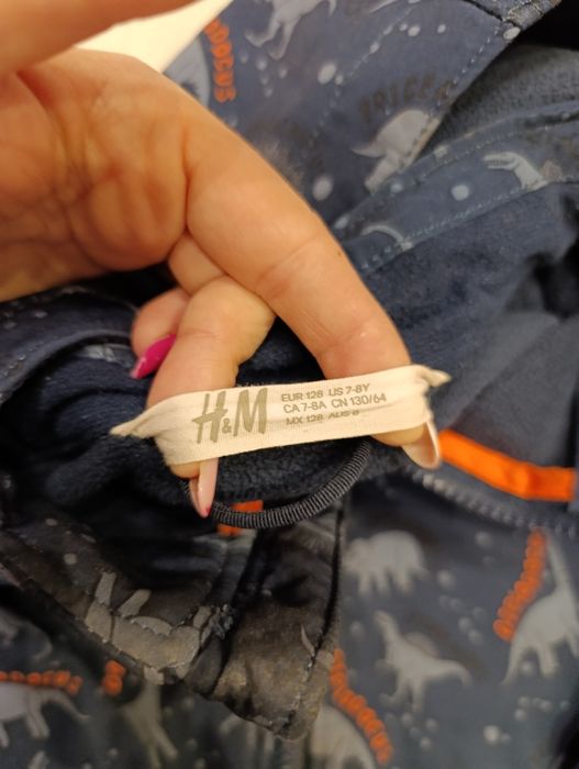 Kurtka wiosenna H&M dinozaury r.128