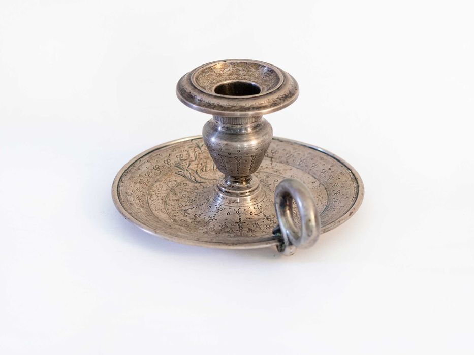 Palmatória candelabro prata | século XIX