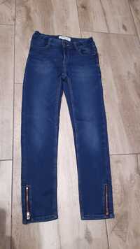 Spodnie jeansowe rurki Lindex rozm.134