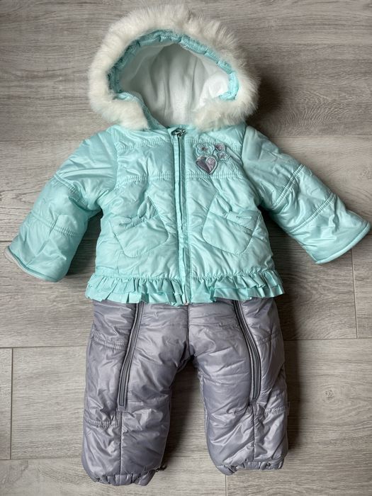 Дитячий утеплений зимовий комбінезон, розмір 80