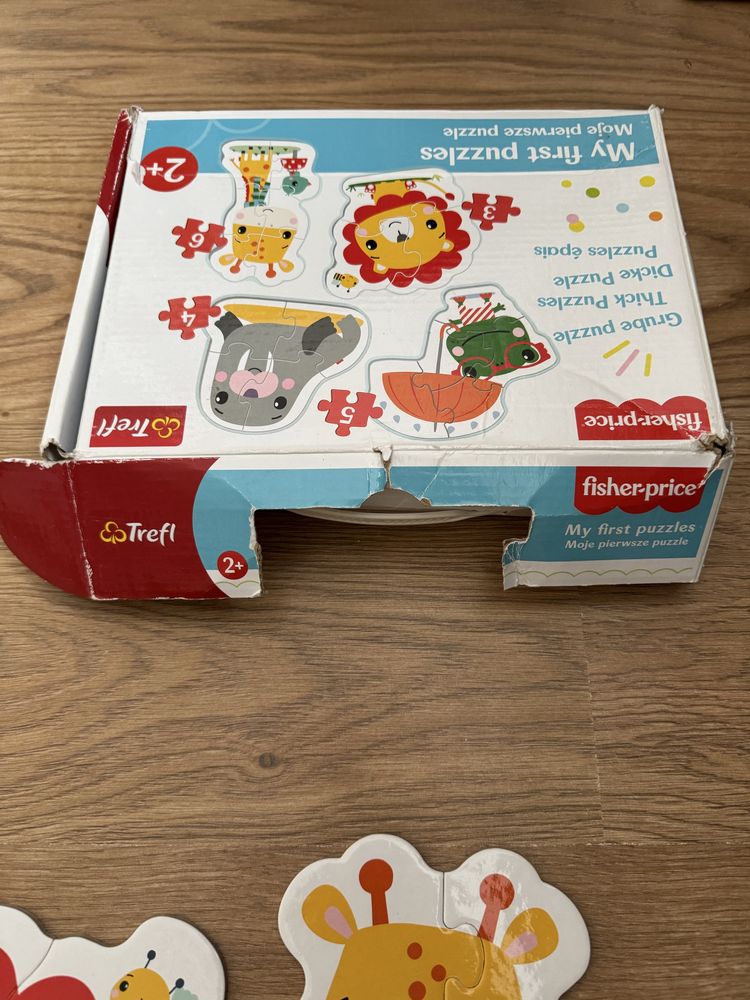 Puzzle Fisher-Price – “Moje pierwsze puzzle” – dla malucha 2+
