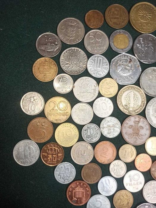 Набір монет світу 100 шт. - без повторів / набір №11