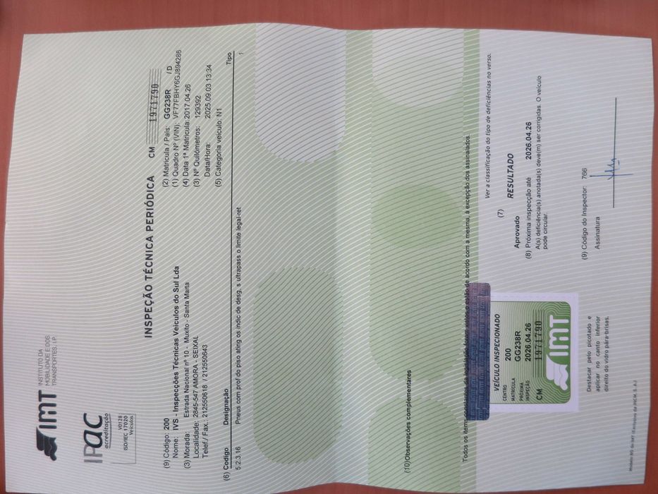 Citroen Berlingo Longo L2 3 Lugares Classe 1 nas Portagens bem mantido