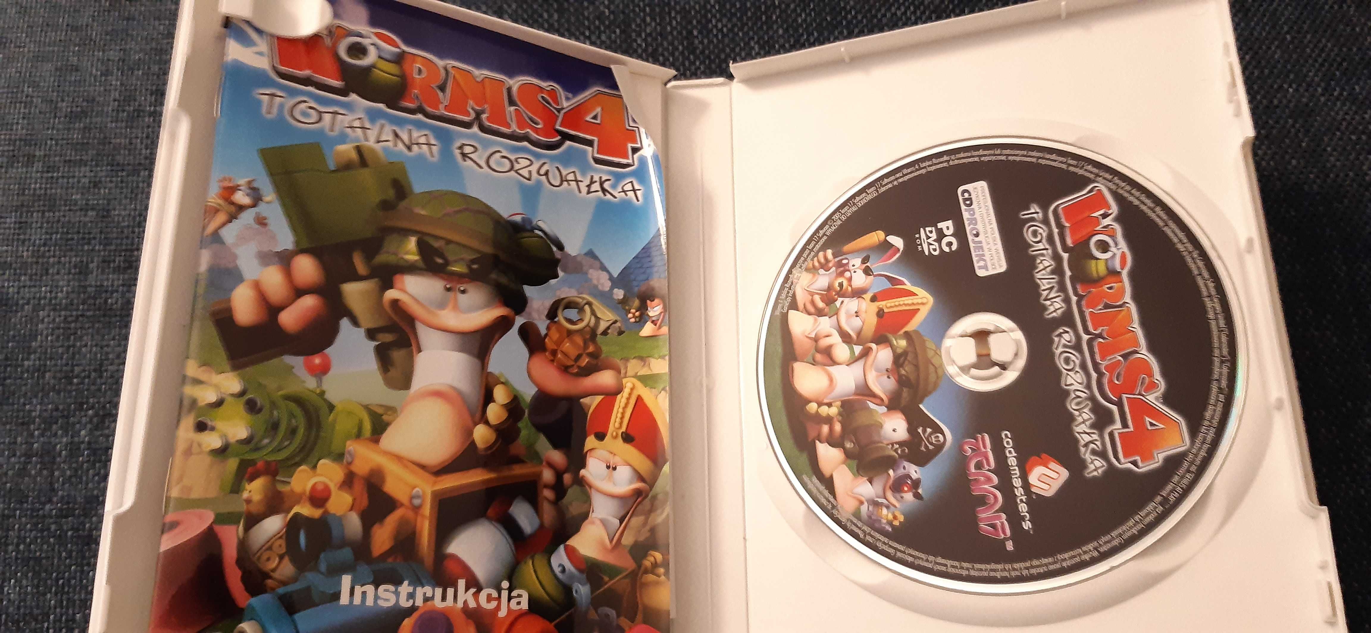 Worms 4 Totalna Rozwałka Polska Wersja PL PC DVD