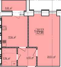 Продам 1 комнатную квартиру в новострое ЖК Левада 2 РА