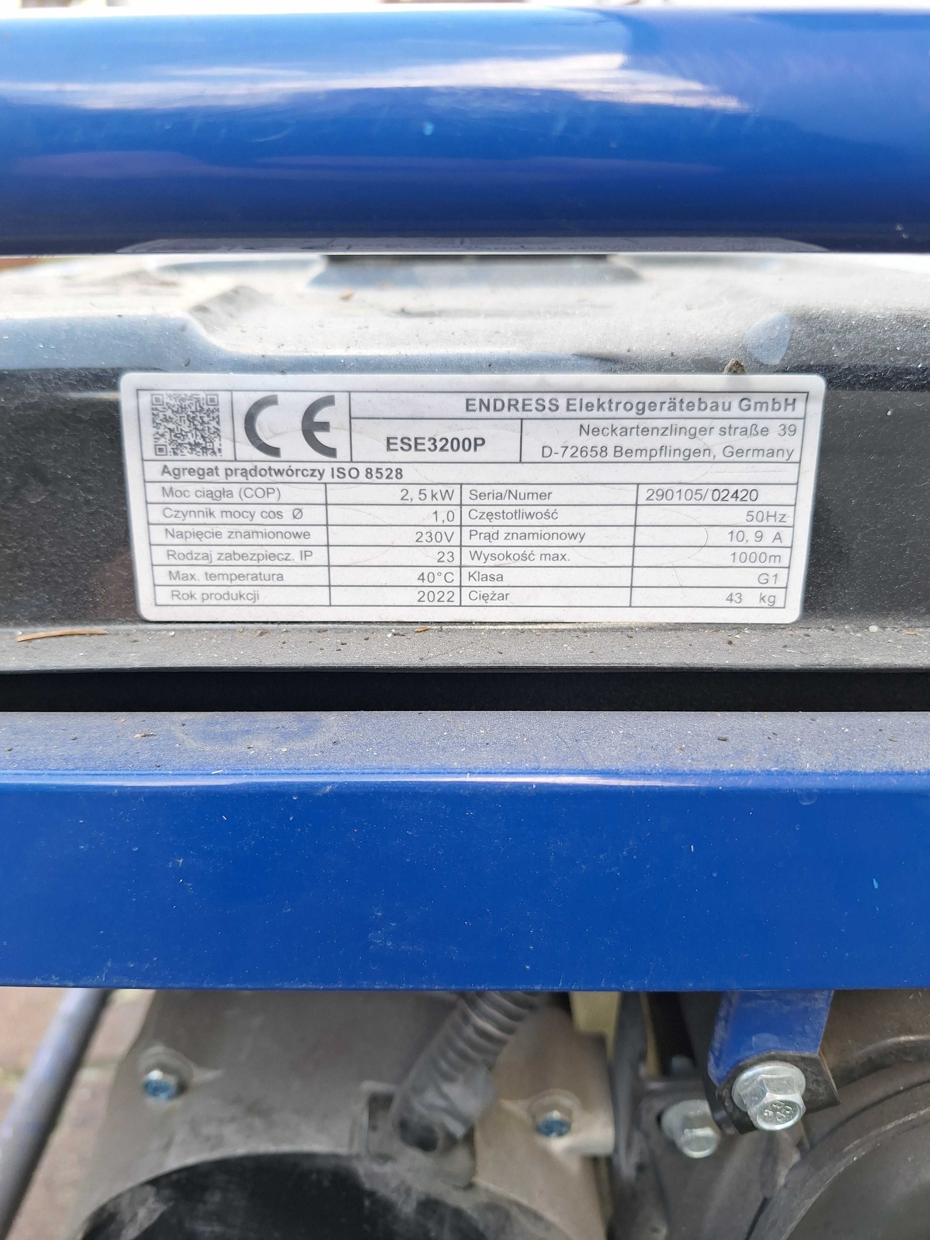 Agregat ESE3200P 230V 2.5KW