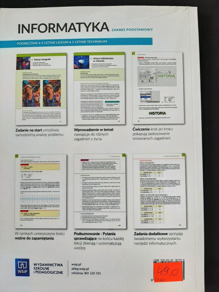 Informatyka 1 podręcznik liceum technikum