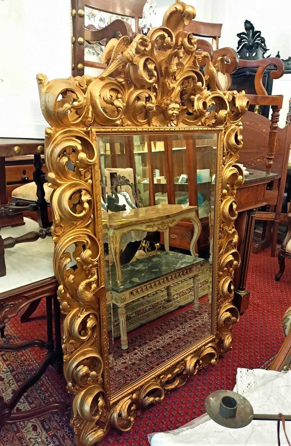 Espelho Dourado Séc XIX