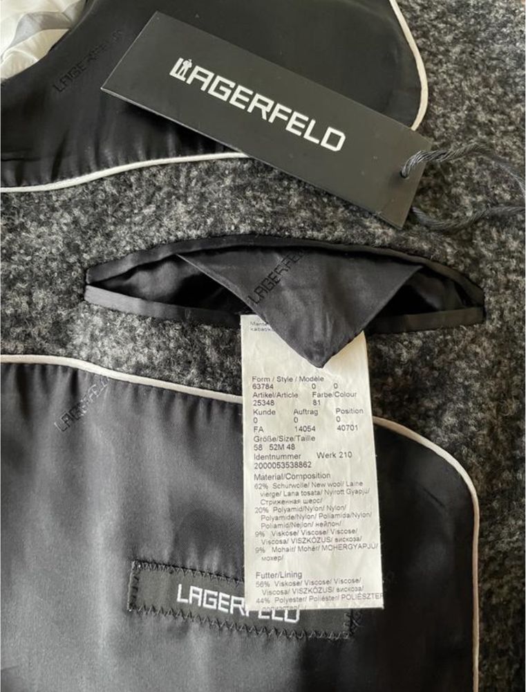 Lagerfeld пальто, тренч, 58 (Zilli, Bogner)