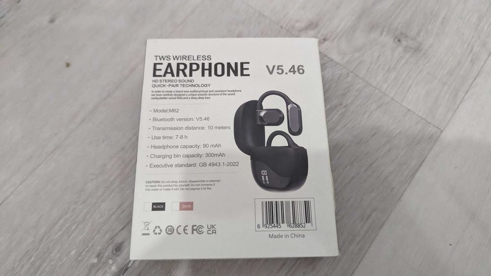 Bluetooth навушники M62 відкритого типу блютуз наушники