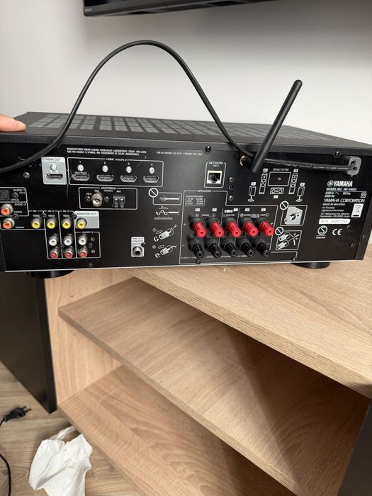 Mocny Zestaw Kino domowe 5.1 Yamaha seria NS czarny piano