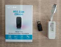 Karty sieciowe TP LINK AC600 i TP LINK UE300