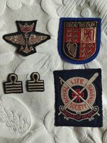 Oryginał! Zestaw 4 x  naszywki i pagony armia brytyjska i kanadyjska v