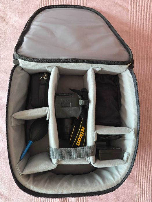 Nikon D5300, Objetivas e Mochila – Kit completo e em excelente estado!