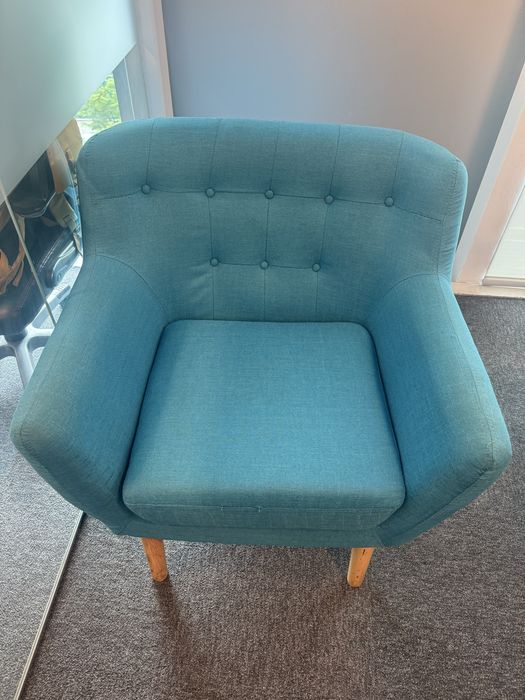 Sofá e Cadeirão azul