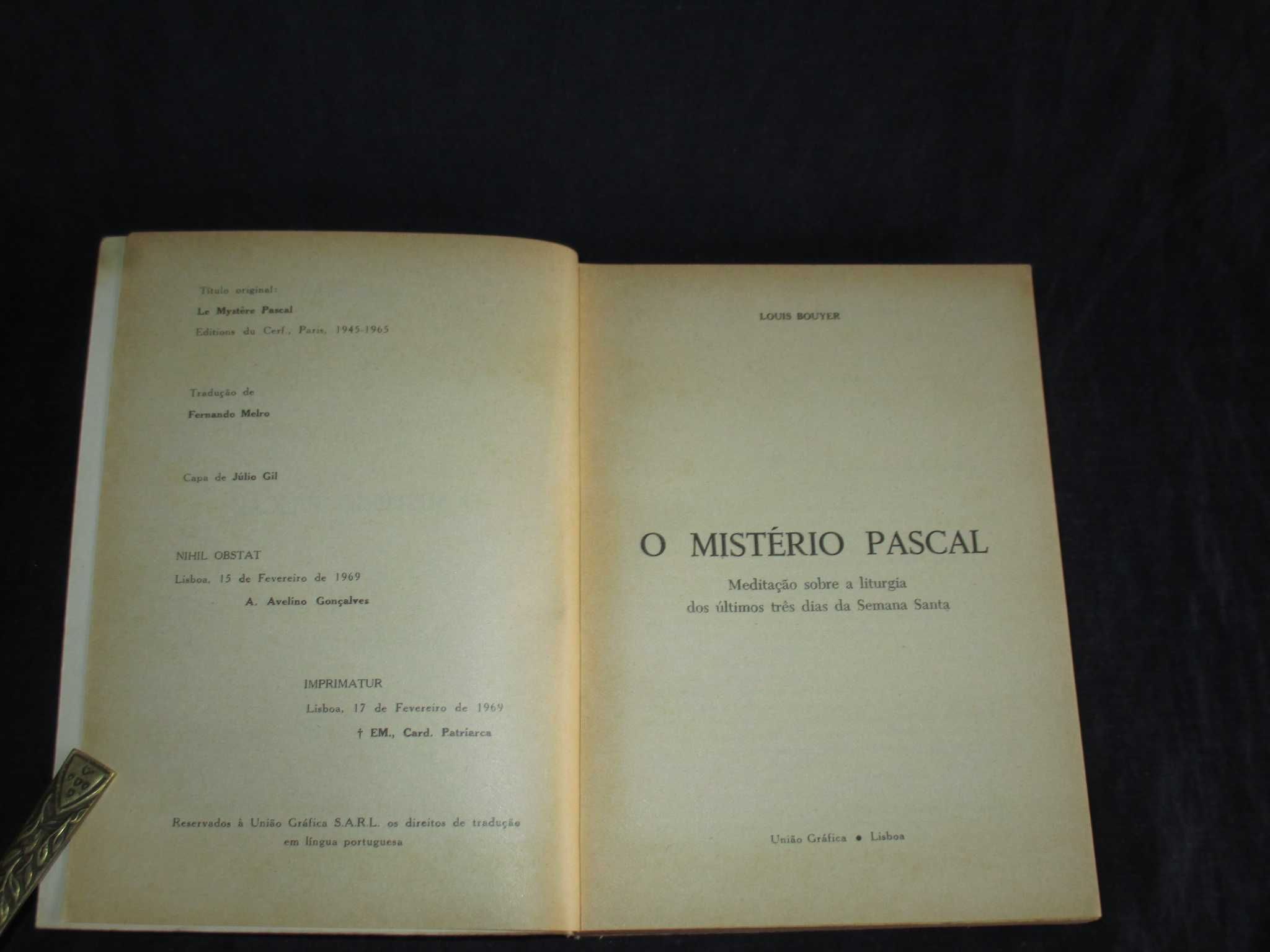 Livro O Mistério Pascal Louis Bouyer