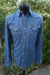 Wrangler męska koszula jeansowa denim M slim kowbojska