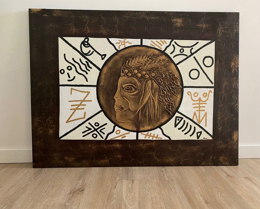 Quadro Étnico República Dominicana 100x29