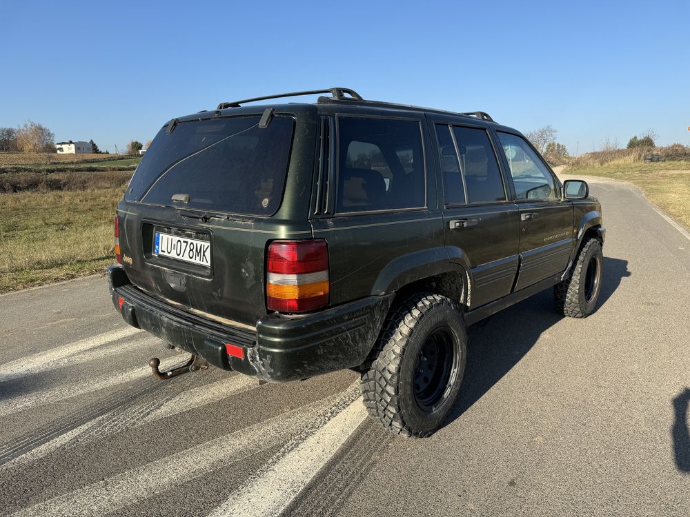 Jeep Grand Cherokee ZJ 5.2 V8 lift benzyna opony MT hak automat